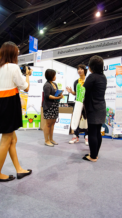 LnwShop จัดบูธประชาสัมพันธ์ Thailand SME Expo 2011