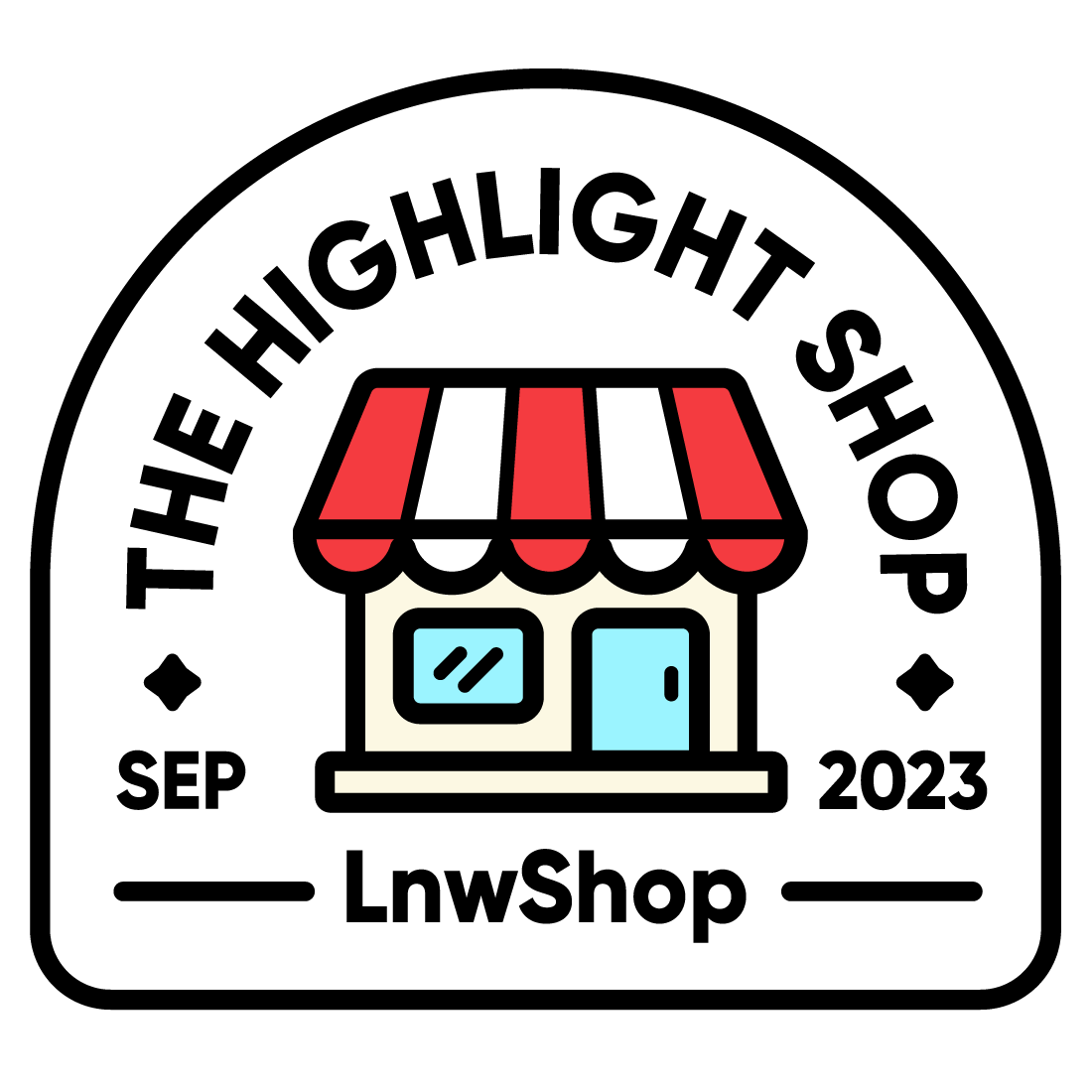 The Highlight Shop badge