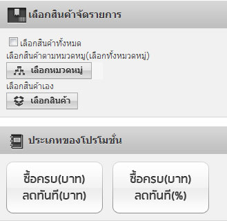 promotion type lnwshop